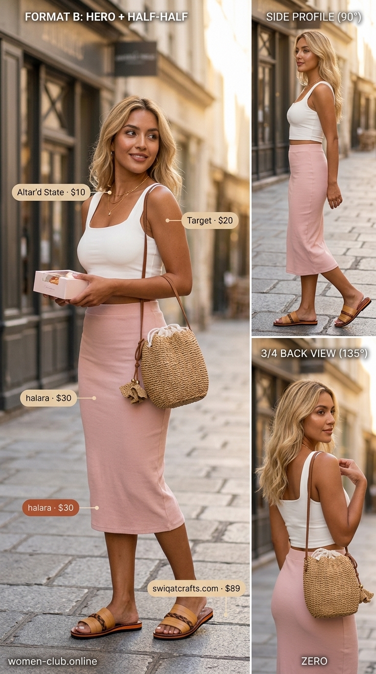 Bohemian Blush Midi: Soft & Romantic for Summer