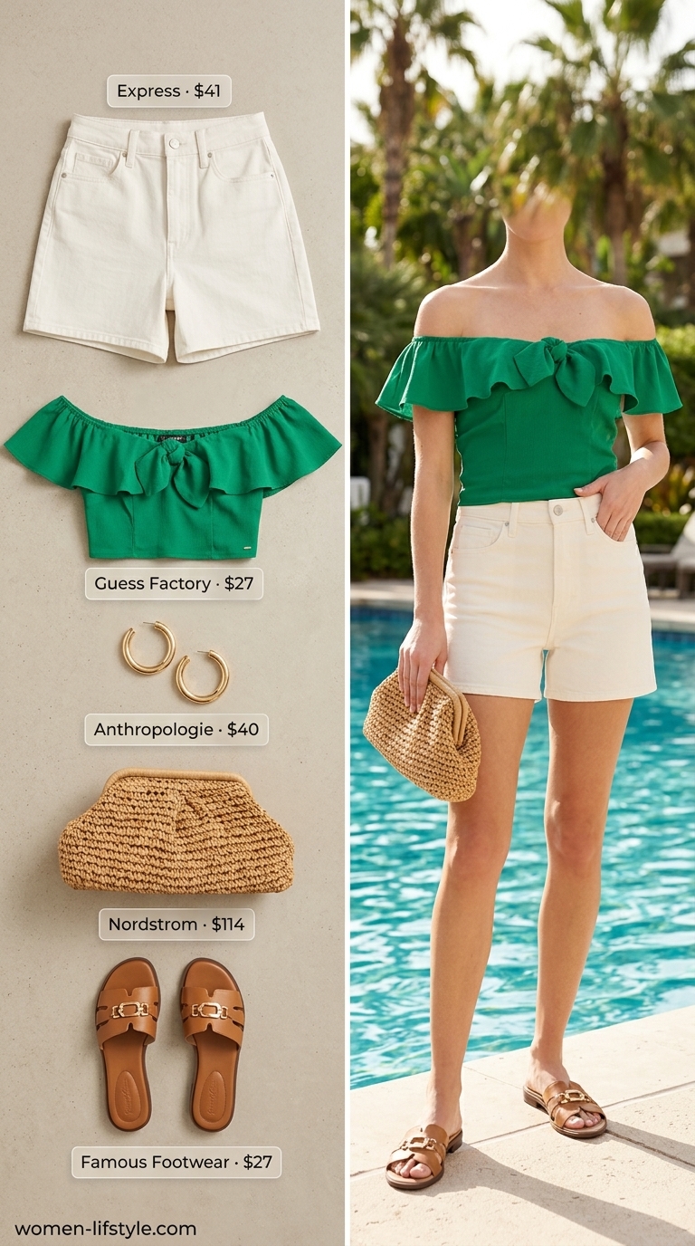 Poolside Glamour: The 'Don't' of Over-Accessorizing