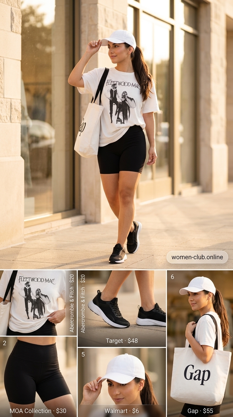 Casual Coffee Run: Unexpected Polka Dots for Everyday