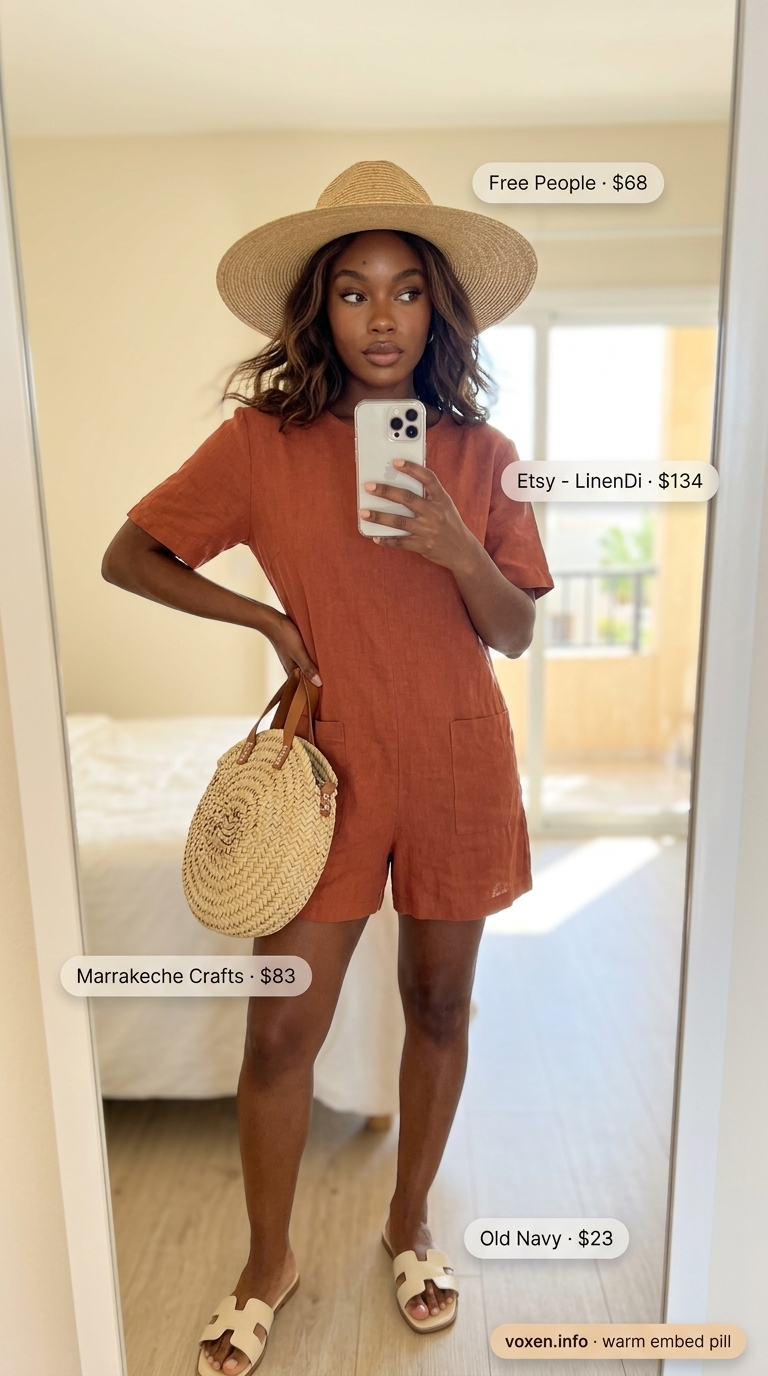 Effortless Riviera Getaway: The Romper Reimagined