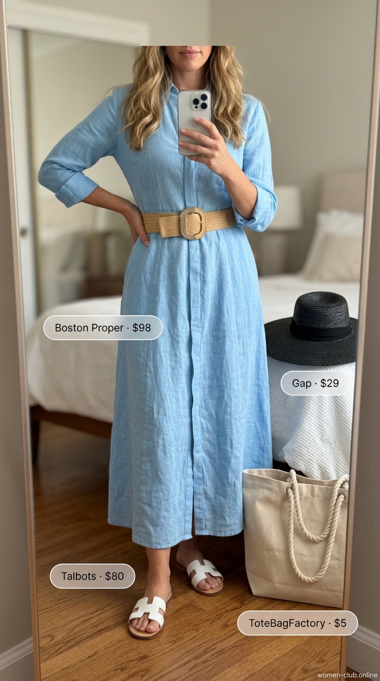 Coastal Linen Escape: Your Breezy Summer Uniform