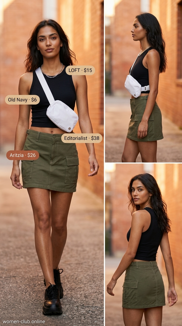 mini skirt outfits summer 2026 - Style Inspiration mini skirt outfits summer 2026 outfit idea - fashion styling inspiration