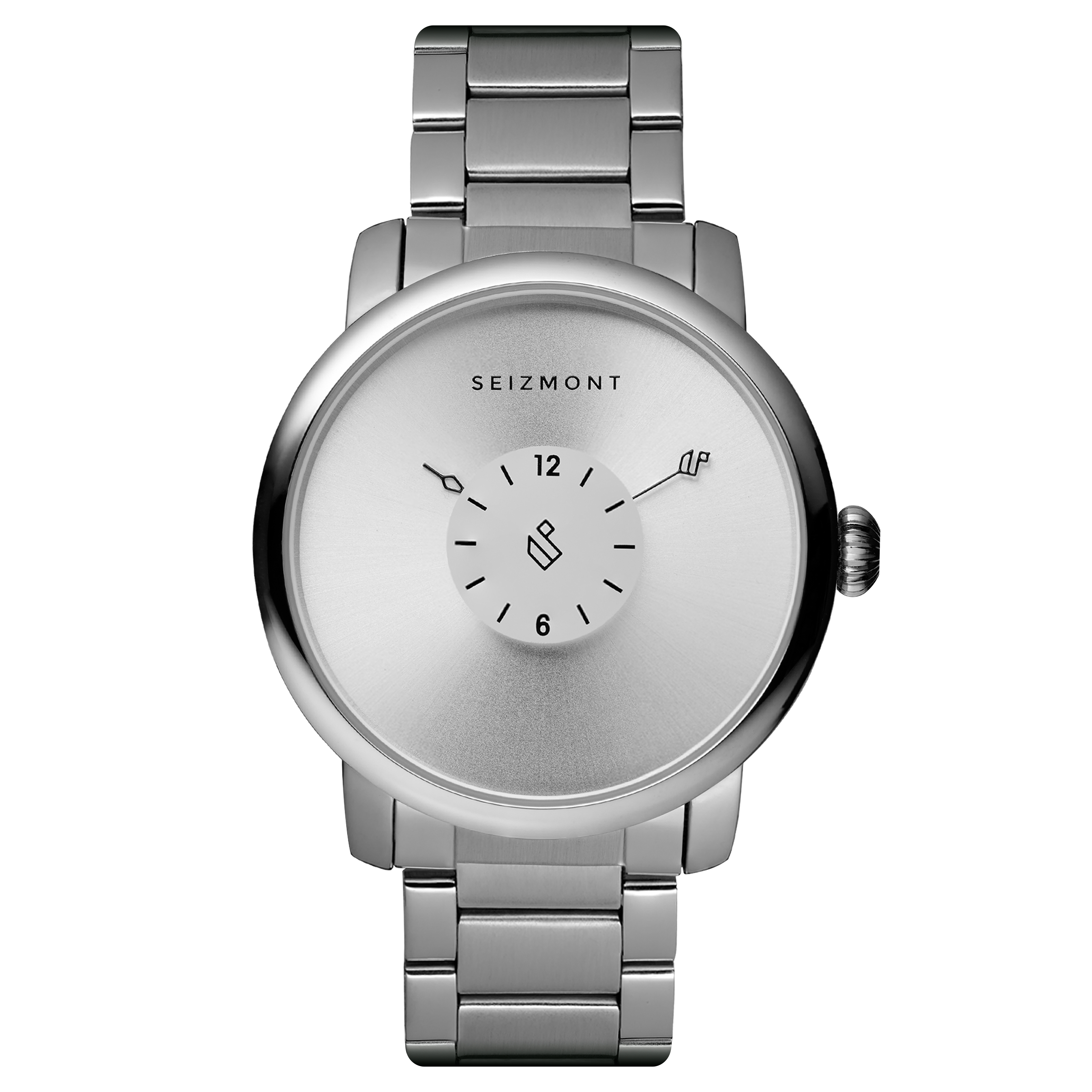 Mezzo Men's Minimalist Stainless Steel Watch