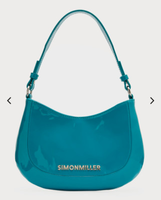 Simon Miller Mini Sasi Faux Patent Leather Shoulder Bag