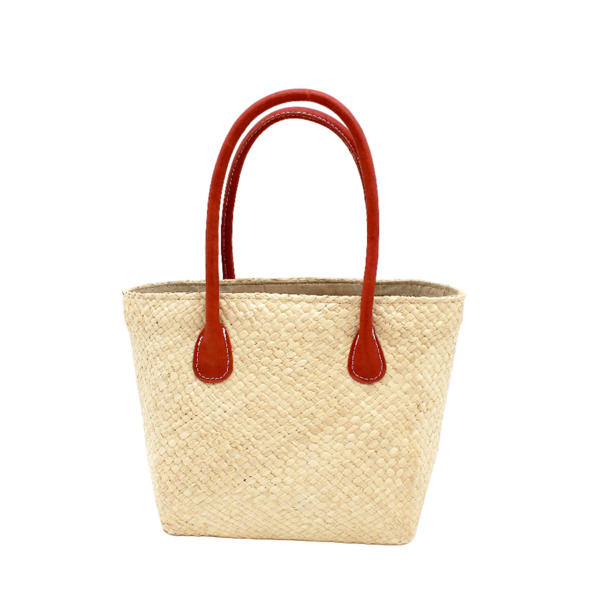 Pianina Small Woven Straw Basket Bag