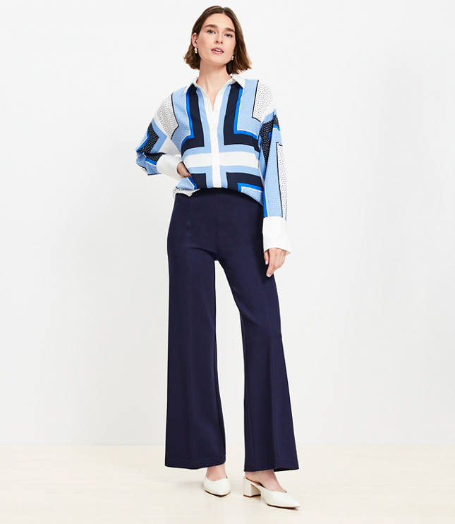 Loft Women's Ponte Wide Leg Pants