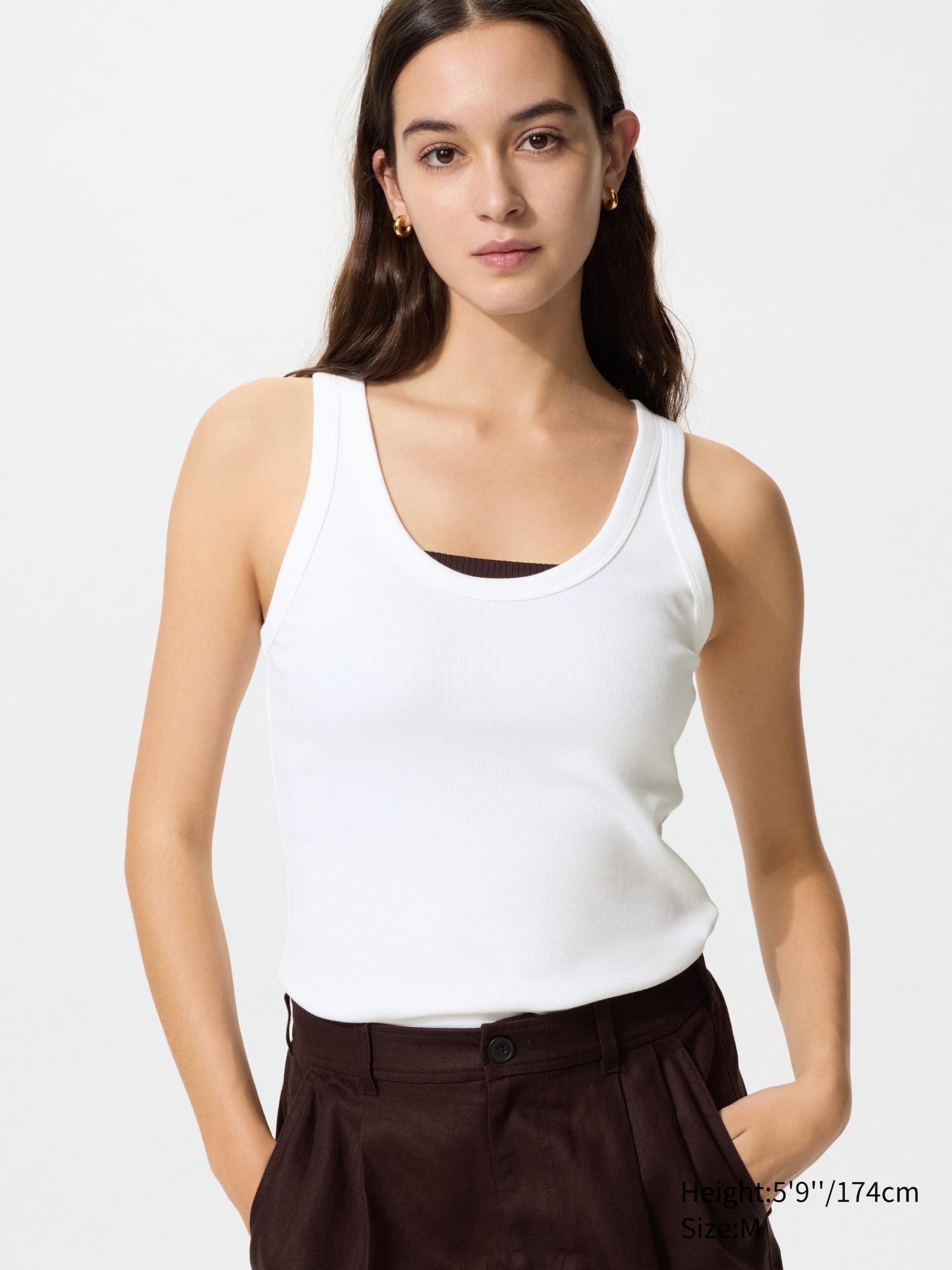 UNIQLO Women's Soft Ribbed Tank Top